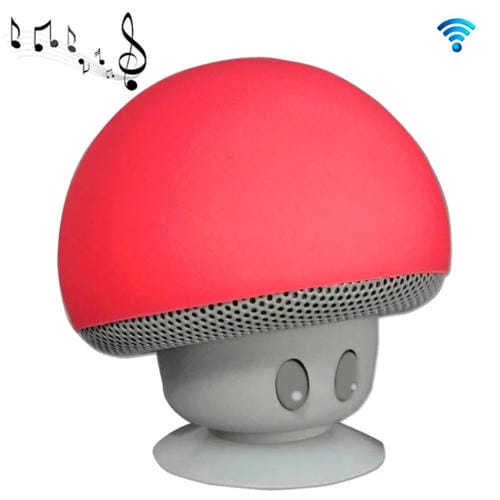 Altavoz Bluetooth con Soporte de Succión (Rojo)