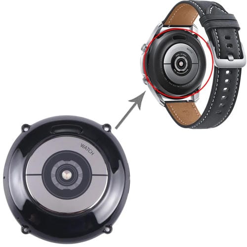Back Cover with Heart Rate Sensor and Wireless Charging Samsung Galaxy Watch 3 41mm SM-R850 (Black)