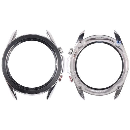 Plaque de lunette Samsung Galaxy Watch 3 45mm SM-R840 Écran LCD (Argenté)