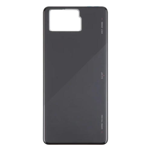Tapa Trasera de Batería Vidrio para Asus Rog Phone 8 Pro AI2401 AI2401_A (Negro Brillante)