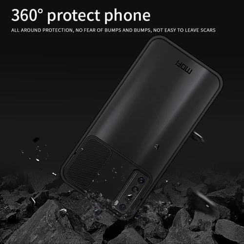 Para Huawei nova 7 MOFI Xing Dun Series PC + TPU Anti-peep Carcasa protectora todo incluido impermeable y anti-caída, translúcido esmerilado (verde)