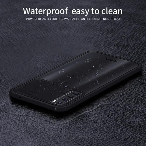 Para Huawei nova 7 MOFI Xing Dun Series PC + TPU Anti-peep Carcasa protectora todo incluido impermeable y anti-caída, Translúcido Frosted (Morado)