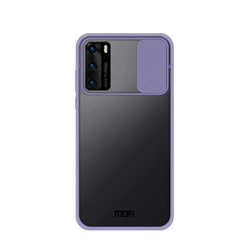 Para Huawei P40 MOFI Xing Dun Series PC + TPU Anti-peep Carcasa protectora todo incluido impermeable y anti-caída, translúcido mate (púrpura)
