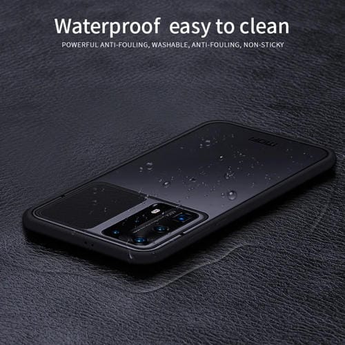 Para Huawei P40 Pro + MOFI Xing Dun Series PC + TPU Anti-peep Carcasa protectora todo incluido impermeable y anti-caída, Translúcido Frosted (Morado)
