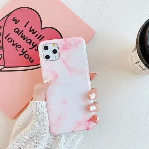 Funda para teléfono móvil TPU iPhone 12 Pro Max Smooth Marbled Imd (Polvo de Nieve F1)