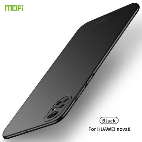 Para Huawei Nova 8 Mofi Frosted PC Funda Dura Ultra-delgada (Negro)