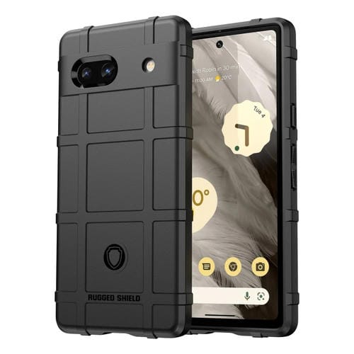 Para Google Pixel 7A Cobertura completa Funda de teléfono TPU a prueba de golpes (Negro)