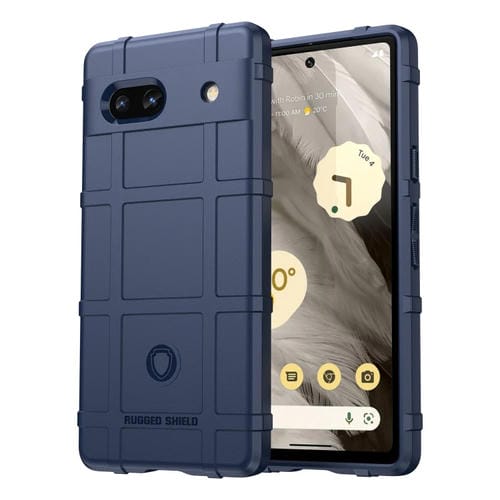 Para Google Pixel 7A Cobertura completa Funda de teléfono TPU a prueba de golpes (Azul)