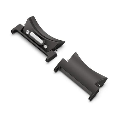 Connettori del Cinturino in Metallo Curvo Samsung Galaxy Watch 5/5 Pro (Nero) 20mm, Stile Pulsante