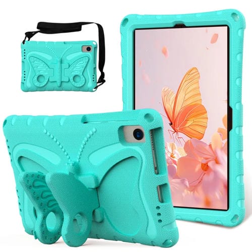 Funda Eva para Tablet Samsung Galaxy Tab S6 Lite 10.4 P610 Soporte Mariposa (Verde Menta)