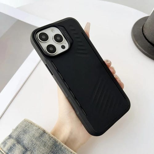 Funda TPU a prueba de golpes Gaer4 para iPhone 15 Pro Max (Negra)