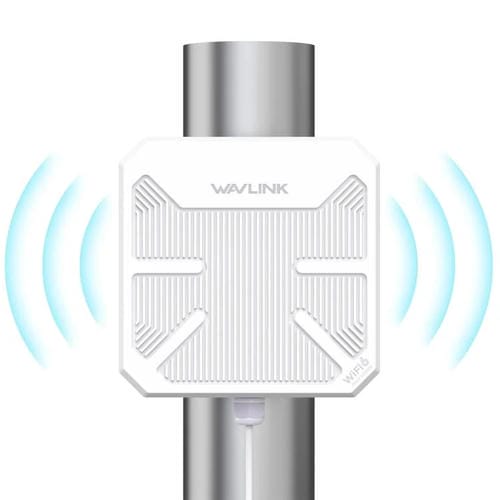 Repetidor de Banda Dual Ax3000 para Exteriores Wavlink WN573HP3 con Antena Direccional Incorporada 12 dBi Enchufe de EE.UU