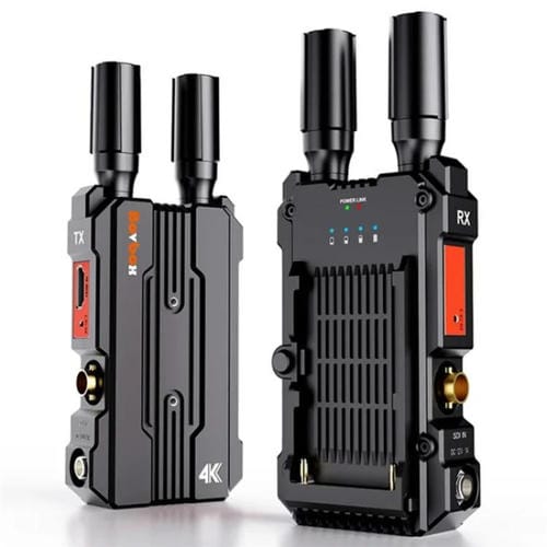 Extensor Inalámbrico 4K HD Bovbox 098 para Cámaras DSLR SDI HDMI Monitor de Video Interfaz Dual Enchufe Estadounidense