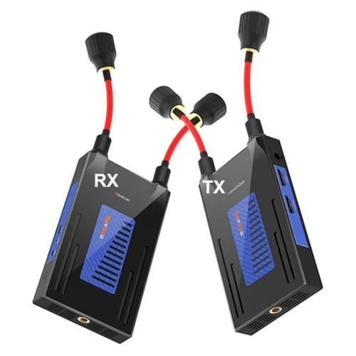 Transmisor y Receptor de Audio y Video Profesional Bovbox 092 Extensor HDMI Inalámbrico 300 M Enchufe Estadounidense