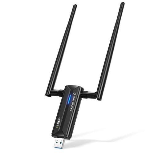 Adaptador Inalámbrico USB 3.0 Edup Ep-Ax1672 Ax3000 WIFI 6E 802.11G 2,4 GHz 5 GHz 6 GHz Chipset Mt7621Au