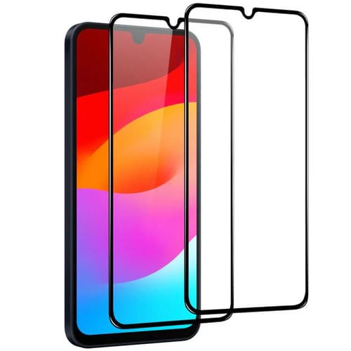 2 protectores de pantalla de vidrio templado con impresiĂłn de seda y pegamento completo NORTHJO A++ para Samsung Galaxy A17