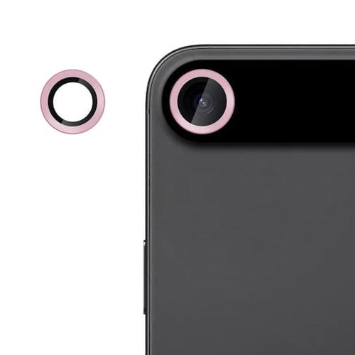 For iPhone 17 Air Kalebol No Flicker Ultra-Thin Individual Camera Lens Tempered Glass Film(Pink)