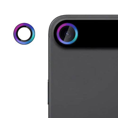 For iPhone 17 Air Kalebol No Flicker Ultra-Thin Individual Camera Lens Tempered Glass Film(Dazzling Colors)