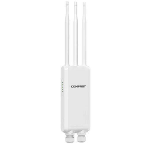Amplificador de Señal Inalámbrico Gigabit Comfast CF-EW85 1300 Mbps 2,4G/5,8G Compatible CC/PoE Enchufe Australiano