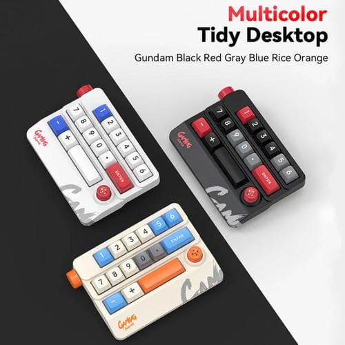 Teclado Mecánico con Cable RGB Intercambiable en Caliente Perilla Basculante Programación Macro para Juegos (Blanco)