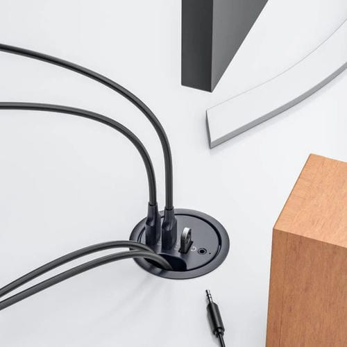 Estación de Acoplamiento con Divisor de Escritorio y 4 Puertos USB 3.0, Cable de 1,2 m