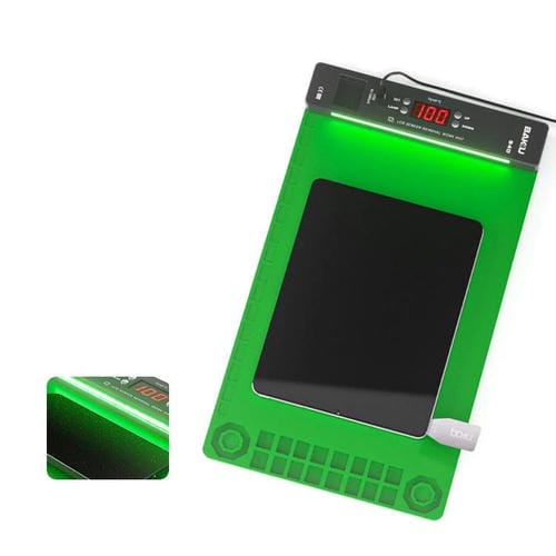 Tapis de travail Baku BA-940 pour enlever les écrans LCD (16 pouces) avec chauffage et lumière anti-poussière