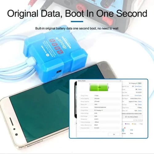 Alimentazione Sunshine Iboot C Android 8V linea di avvio Strumento di prova Riparazione Cavo Batteria cellulari Hw