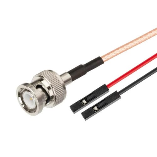 Cable Adaptador Extensión Prueba RF RG316 BNC Macho a Doble Dupont Hembra (1 m)