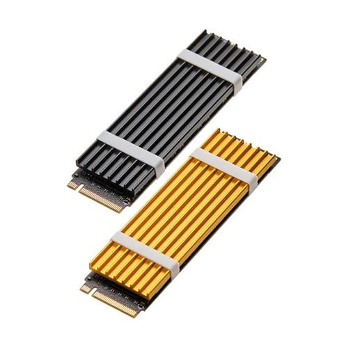 Disipador de Calor Finalcool para Unidad de Estado Sólido Nvme SSD M.2 2280 (Dorado)