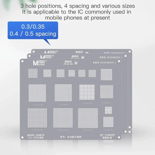 Rete Metallica Multiuso Maant Multifunzionale Universale Alta Temperatura Fori Quadrati Angoli Arrotondati Passo 0,3-0,5