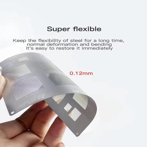 Malla de Alambre Multiusos Maant Multifuncional Universal Alta Temperatura Orificios Cuadrados Esquinas Redondeadas Paso 0,3-0,5