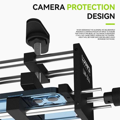 Correttore di Telaio Centrale in Lega di Alluminio Luowei LW-314 Strumento di Riparazione di Deformazione e Flessione del Telefono Cellulare