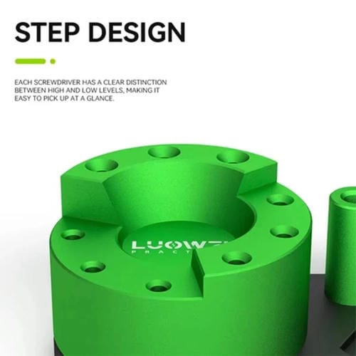 Organizzatore di strumenti Luowei LW-316 Riparazione di telefoni cellulari con supporto cacciavite rotante