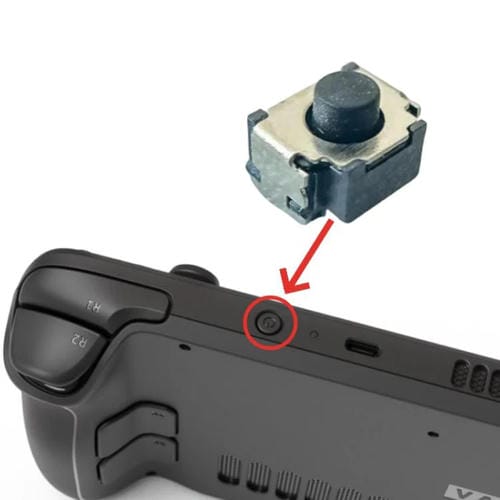 Power On and Off Keys Steam Deck Power Microswitch Pack of 10