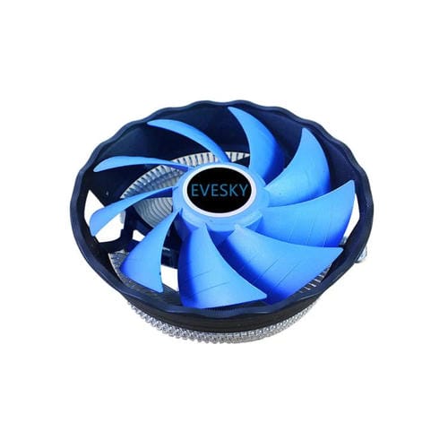 Ventilador de Refrigeración Evesky para CPU de Ordenador 800-2000 Rpm Compatible con Zócalos Intel Lga 1155/1156/775 y AMD Am4/Am5