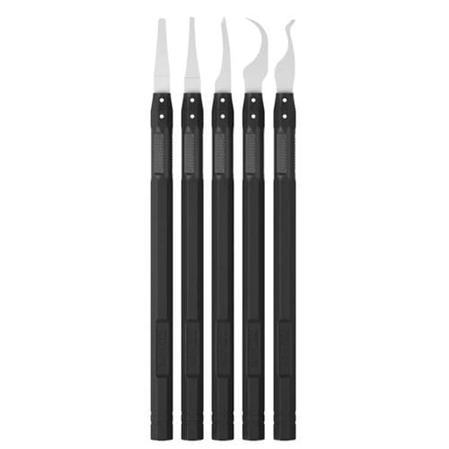 Gioco di 5 lame Maant M075 Riparazione di telefoni cellulari Lama a leva Taglio e sbucciatura Raschiatura della scheda madre