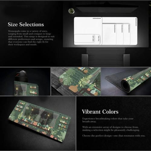 Alfombrilla de ratón con diseño de rana base goma antideslizante 400x900x2 mm (Verde)