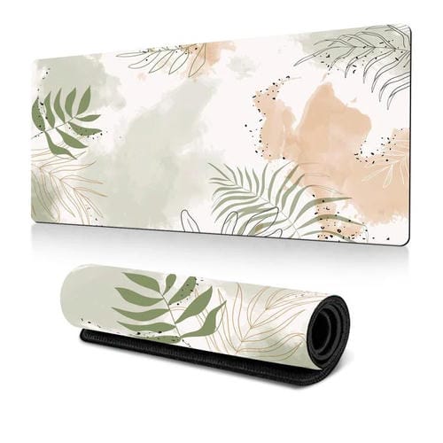 Alfombrilla de ratón temática flores y árboles 300x700x2 mm para oficina y juegos (N.º 5)