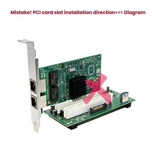 Tarjeta puente SUNWEIT ST46 PCIe X1 a 2 PCI ASM1083 Plug and Play