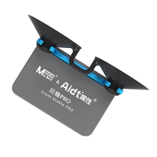 Supporto Schermo MaAnt Giant Stable PRO Riparazione Telefoni Cellulari con Ventosa, Luce e Copertura Posteriore Fissa