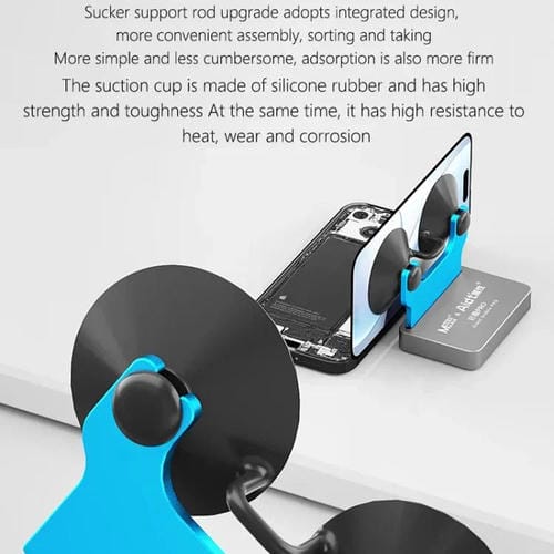 Screen Support MaAnt Giant Stable PRO Cell Phone Repair with Suction Cup, Light, and Fixed Back Cover