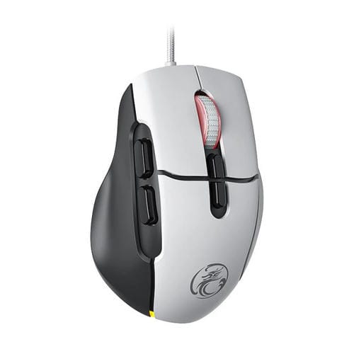 Ratón para juegos iMICE G800 7 teclas 7200 DPI con cable e iluminación LED (Negro y Blanco)