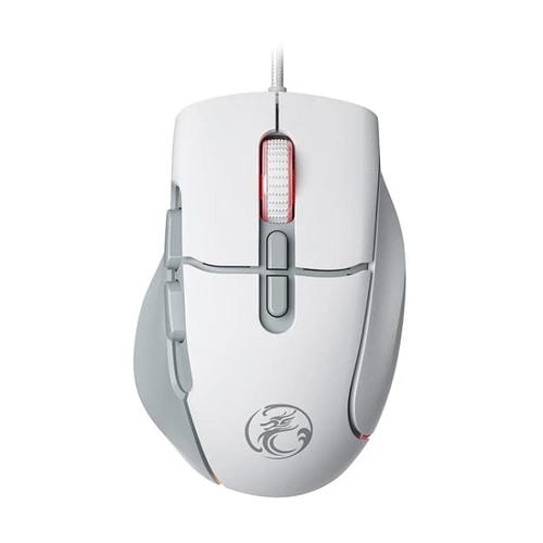 Ratón para juegos iMICE G800 7 teclas 7200 DPI con cable e iluminación LED (Negro y Blanco)
