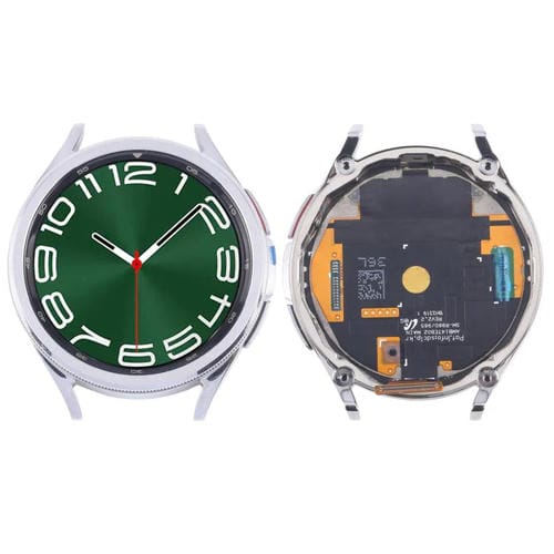 Schermo LCD Samsung Galaxy Watch 6 Classic 47mm SM-R960/R965 con Cornice (Argento)