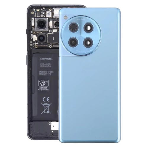 Coque arrière avec objectif d'appareil photo OnePlus 12R (bleu)