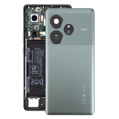 Coque arrière avec objectif appareil photo Realme GT Neo6 (vert)