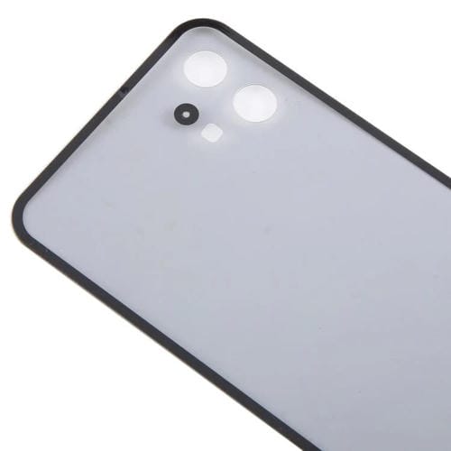 Couvercle arrière en verre de batterie de téléphone Nothing Phone 1 A063 (Noir transparent)