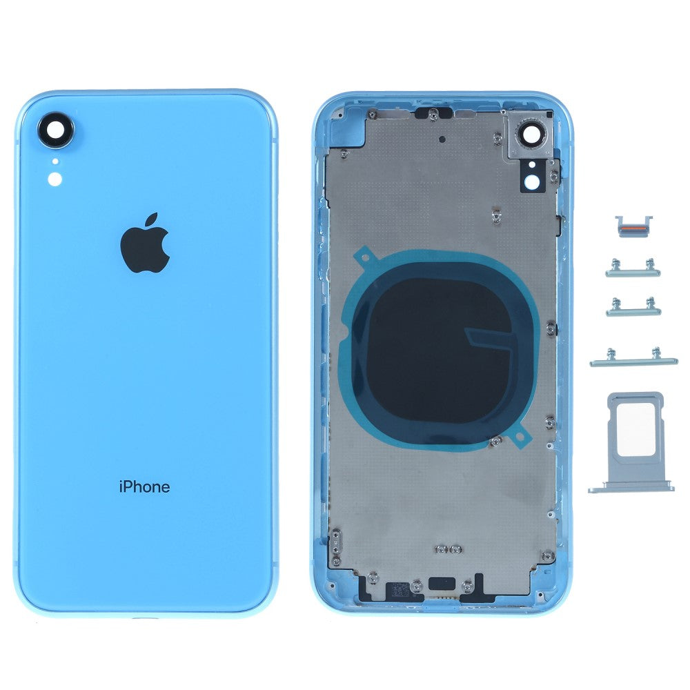 Carcasa Trasera Compatible Con iPhone XR Chasis Logo