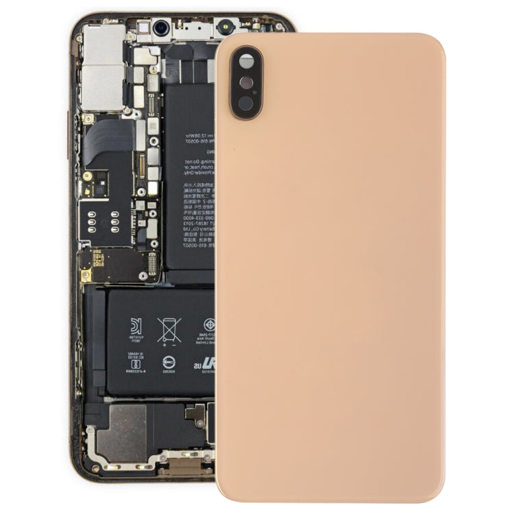 TAPA BATERIA IPHONE XS MAX DORADA