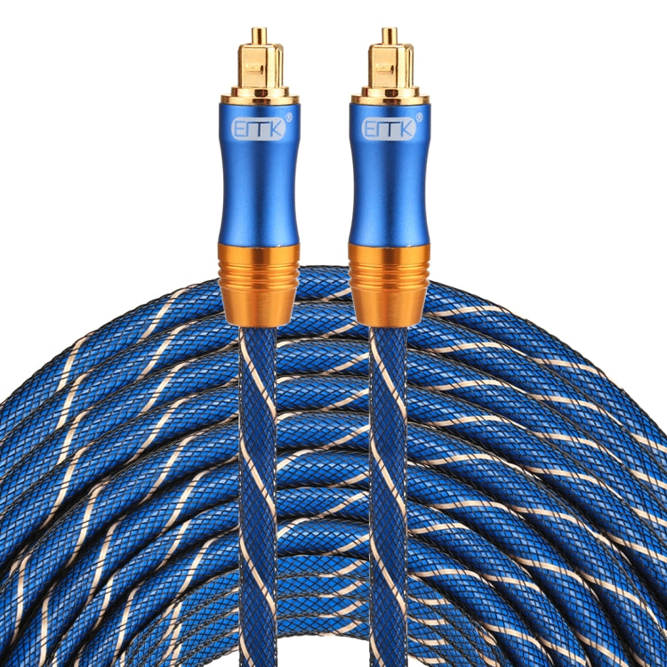 EMK – câble optique 5.1 SPDIF Toslink, en Fiber optique plaquée or